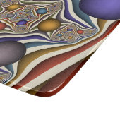 Het omhoog vliegen, Kleurrijk, Modern, Abstract Fr Snijplank (Hoek)