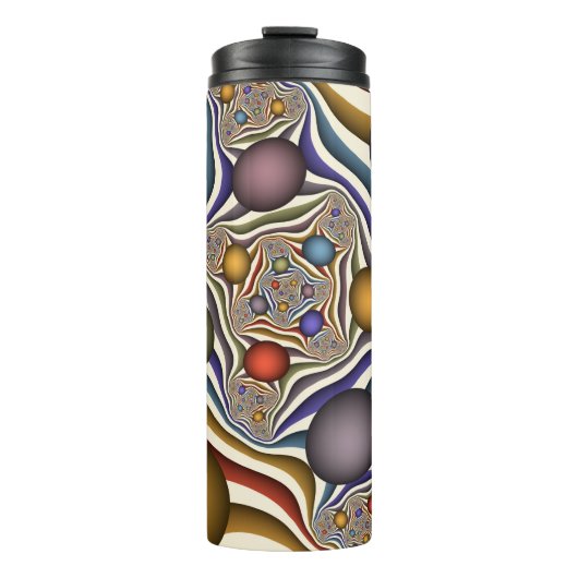 Het omhoog vliegen, Kleurrijk, Modern, Abstract Fr Thermosbeker (Voorkant)