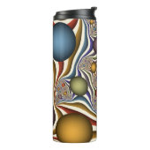 Het omhoog vliegen, Kleurrijk, Modern, Abstract Fr Thermosbeker (Gedraaid links)