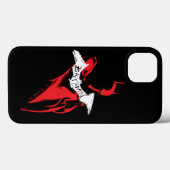 Het omtrek Batman Sprayf Case-Mate iPhone Case (Achterkant (horizontaal))