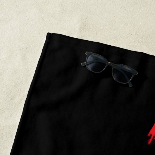 Het omtrek Batman Sprayf Strandlaken (In situ)