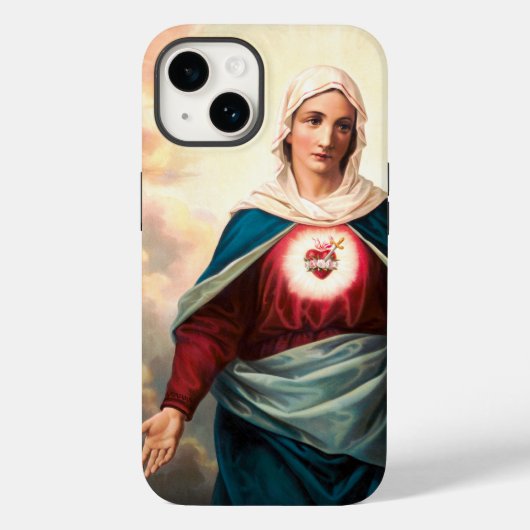 Het Onbevlekte Hart van Maria Case-Mate iPhone Case (Achterkant)