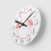 Het onder ogen zien van Flamingo's Ronde Klok (Hoek)