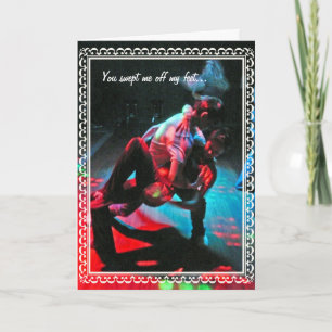 Het Onderdompelen van dansers Feestdagen Kaart