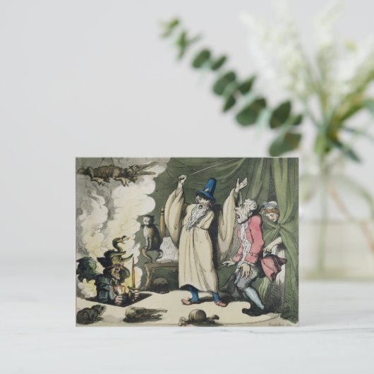 Het onderscheppen of het Opheffen van de Duivel, 1 Briefkaart (Staand voorkant)