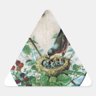 Het ondersteunen van de kudde: het vastleggen van driehoek sticker