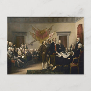 Het ondertekenen van de Verklaring van Briefkaart