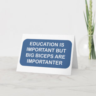 Het onderwijs is de invoer de Grote bicepsen Kaart