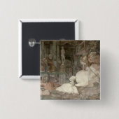 Het onderwijs van Achilles Vierkante Button 5,1 Cm (Voorkant /achterkant)