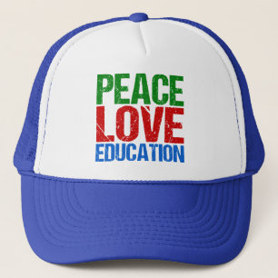 Het Onderwijs van de Liefde van de vrede Trucker Pet