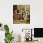 Het onderwijs van de Maagd, 1658 Poster (Thuiskantoor)