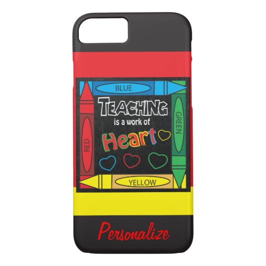Het onderwijzen is een werk van het ART Case-Mate iPhone Case (Achterkant)