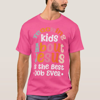 Het onderwijzen van Kinderen over Jezus is de best T-shirt
