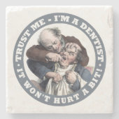 Het onderzetter van de de humorsteen van de (Voorkant)