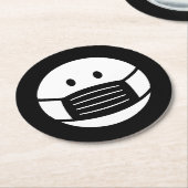 Het onderzetter van de drink van de douane met het (Gebogen)