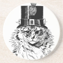 Het Onderzetter van de Kat van Steampunk, Kat in