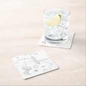 Het Onderzetter van het Papier van de Kleur van de (Insitu)