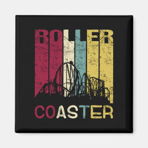 Het Onderzetter van Roller Retro Silhouette gift Magneet