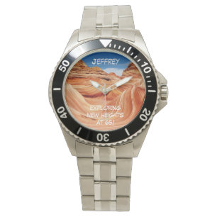 Het onderzoeken van Nieuwe Hoogtehoogten Hikers di Horloge