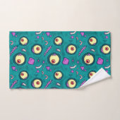 Het One Eye Monster Pattern Bad Handdoek (Handdoek)