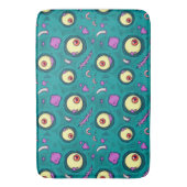 Het One Eye Monster Pattern Badmat (Voorkant Verticaal)