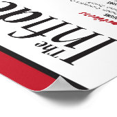 Het Ongelovigen Menu Poster (Hoek)