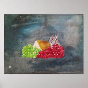 Het ongenode gast schilderij van Alfred Fox Poster