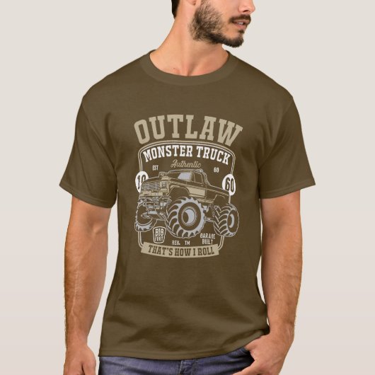 Het ongeoorloofde Monster Truck dat is hoe ik Mann T-shirt (Voorkant)