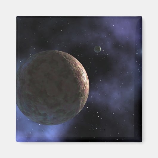 Het onlangs ontdekte planeet-achtige object magneet (Voorkant)