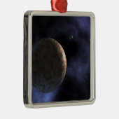 Het onlangs ontdekte planeet-achtige object metalen ornament (Rechts)