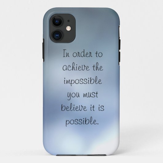 het onmogelijke blauwe grijze iPhone 5 hoesje bere (Achterkant)