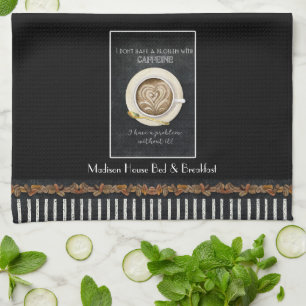 Het Ontbijt van het Bed van de Koffie van de Theedoek