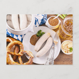Het ontbijt van Oktoberfest Briefkaart