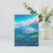 Het ontdekken van de allure van de charme van de v briefkaart (Staand voorkant)