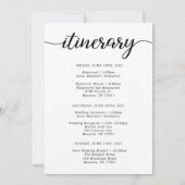 Het Onthaal van het Weekend van de bruiloft en de  (Achterkant)