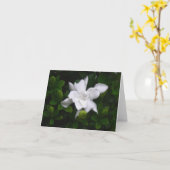 Het ontluiken Gardenia BloemenNotecard Kaart (Gele Bloem)