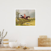 Het ontruimen van een Ditch, 1839 (olie op paneel) Poster (Keuken)