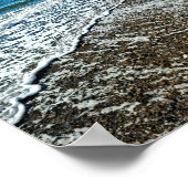 Het ontspannen van strandvibes in Kinghorn, Fife,  Poster (Hoek)