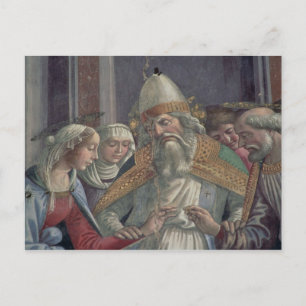 Het ontvangen van de Ring, van het huwelijk van de Briefkaart