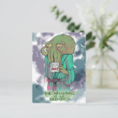 Het ontwaken van de oude briefkaart (Staand voorkant)