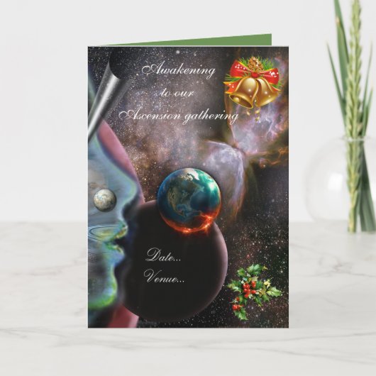 Het ontwakende Klan - kerst Feestdagen Kaart (Voorkant)