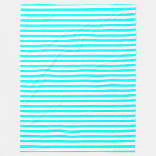 Het Ontwerp Aqua van lijnen Fleece Deken