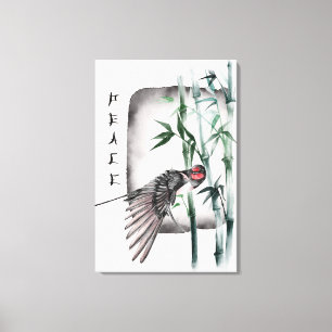 Het ontwerp uit de Okinawa-reeks 11 Canvas Afdruk