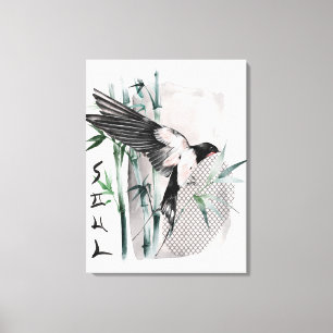 Het ontwerp uit de Okinawa-reeks 14 Canvas Afdruk