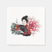 Het ontwerp uit de Okinawa-reeks 36 Servet (Voorkant)