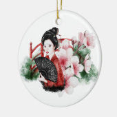 Het ontwerp uit de Okinawa-reeks 38 Keramisch Ornament (Links)