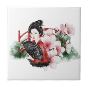 Het ontwerp uit de Okinawa-reeks 38 Tegeltje