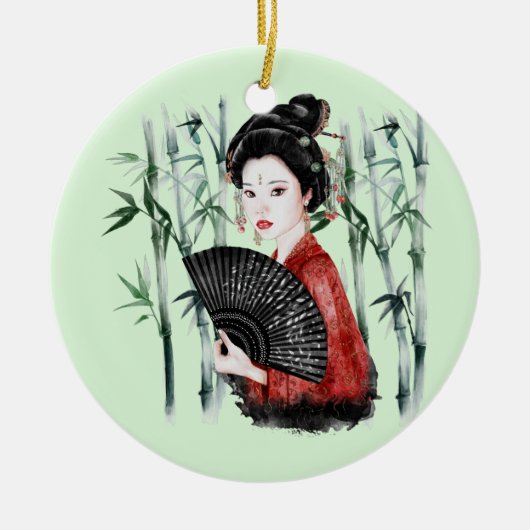 Het ontwerp uit de Okinawa-reeks 40 Keramisch Ornament (Voorkant)