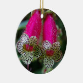 Het Ontwerp van de Bloem van de luipaard Keramisch Ornament (Rechts)