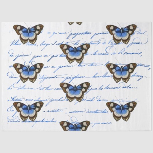 Het ontwerp van de Bouquet-reeks 107 Tissuepapier (Voorkant)